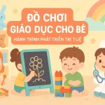 đồ chơi giáo dục cho bé an toàn, phát triển trí tuệ