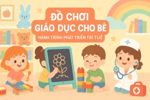 đồ chơi giáo dục cho bé an toàn, phát triển trí tuệ