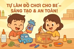 Hướng dẫn làm đồ chơi handmade cho bé