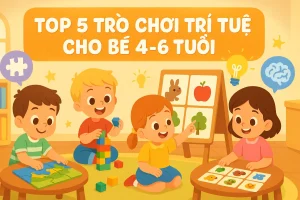Top 5 Trò Chơi Phát Triển Trí Tuệ Cho Bé 4-6 Tuổi